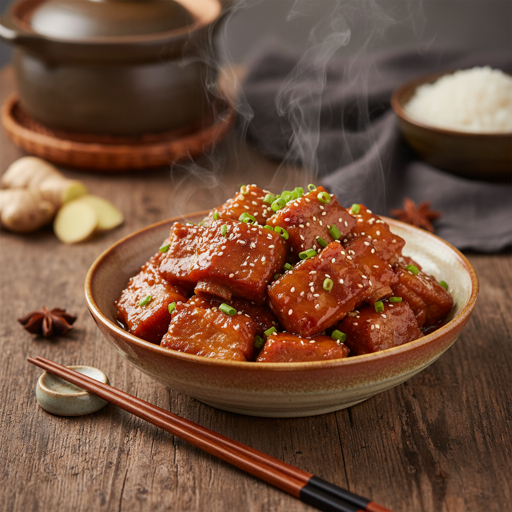红烧排骨怎么做好吃？家庭版做法 - 美食菜谱封面图