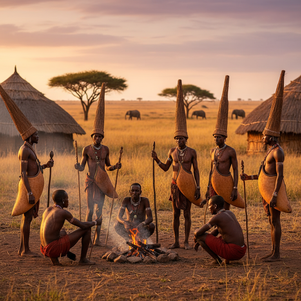 揭秘真实原始部落:非洲象人族真实照片(非洲象人族 展示)