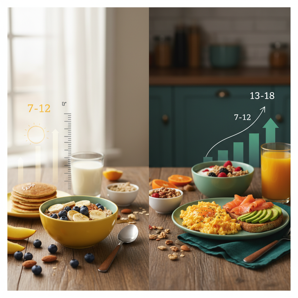 8道食谱助7一12岁营养早餐长个，13岁至18岁营养早餐长个