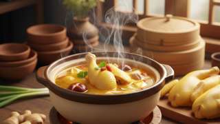 鸡汤怎么炖好喝又营养？ - 美食菜谱封面图