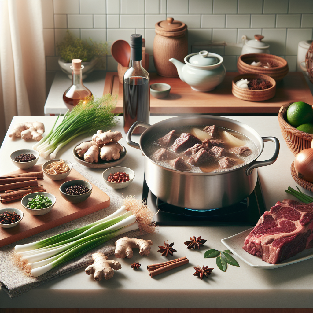煮牛肉的正确方法家常煮牛肉成品与配料