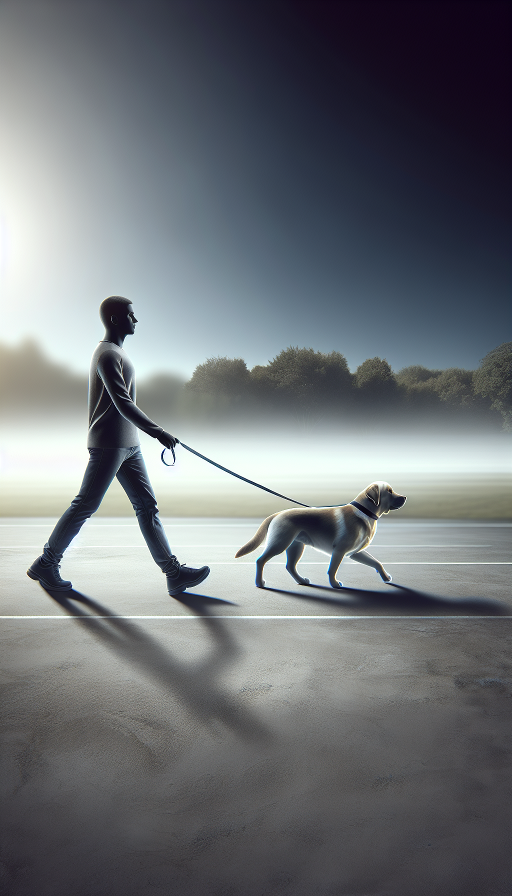 拉布拉多犬每天运动和牵引训练